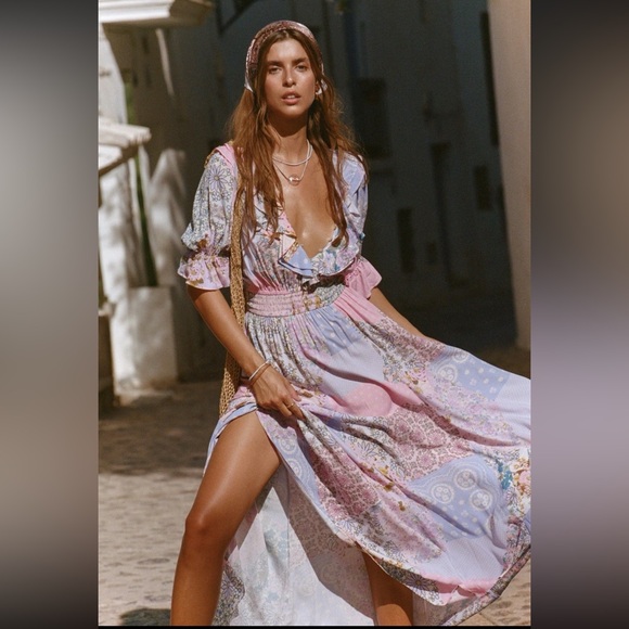 Spell Cha Cha Gown in Jacaranda Maxi Dress - Picture 4 of 10